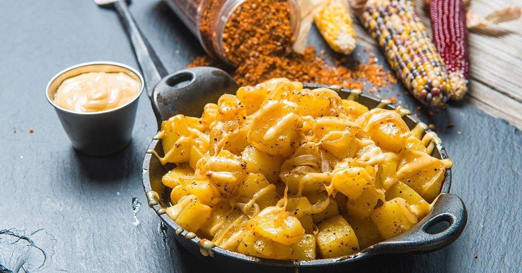 Roasted Potatoes with Chipotle Mayo Traeger Grills